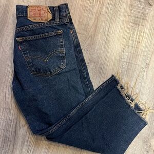 Levi's 501 Men's Dark Indigo Straight Jeans